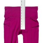 Lululemon Fast and Free High Rise Crop Leggings Nulux 23” Wild Berry Pink Size 4 Photo 8