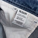 Hudson Denim Jean Skirt Raw Hem Fringe 28 Photo 5