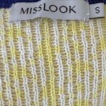 Colorful Striped Sweater Cardigan Yellow Photo 3