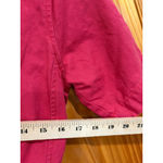 Banana Republic  Petite Pink Red Button Front Shirt Dress Belted Linen Blend Photo 5