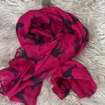 Baobab Chamaleon Collection Vibrant Pink and Black Horse Scarf Photo 4