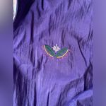 Vintage Winter Spirit purple reversible fleece lined toggle waist coat, size M/L Size L Photo 2