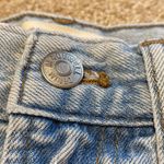 Madewell  The Perfect Jean Short Blue Raw Hem Size 27 Photo 1