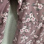 Lila Rose Lily Rose Mini Dress Womens Large Purple Floral Long Sleeve Dainty Boho Coquette Photo 2