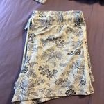 Lucky Brand Gray Blue Floral Print Lounge Shorts Size Medium Photo 2