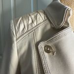 White House | Black Market Beige crop sleeve jacket  Photo 4