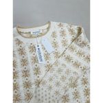 Workshop Republic Clothing Womens Sweater Size S Fair Isle Cream Gold Cozy Photo 10