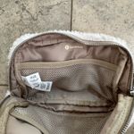 Lulu Lemon BRAND NEW Fleece Sherpa Belt Bag in White Opal/Gold Photo 3