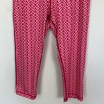 Vineyard Vines Island Whale Tail Capri Crop Pink White Leggings Size Medium Photo 3