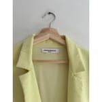 Amanda Uprichard  Mesha Short Sleeve Light Yellow Dress Size Large Photo 7