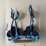 Old Navy NWT  Floral Blue Bikini Top xl Photo 1