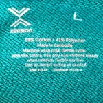 Xersion Everglade Teal Short Sleeve Hoodie Photo 5