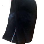 Bottega Veneta Suede Black Shoulder Purse Stones Turquoise Rare Southwestern Photo 2