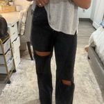 ZARA  High-Rise Wide-Leg Jeans Photo 0