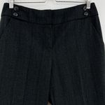 Sharagano  (10) Black Brushed Plaid Straight Leg Trouser Dress Pants Photo 2