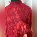 Anthropologie By Red Semi Sheet Lace Layering Turtleneck | XL Photo 8