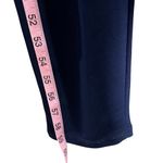 Clara Sun Woo Womens Size Medium Jumpsuit Sleeveless Wide Leg Navy Blue USA Made Photo 2