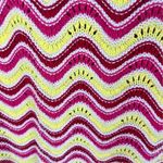 Kaily K Women's Size XL Iced Pink Zig Zag Crochet Pullover Sweater Cottagecore Photo 4