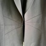 Catherine Malandrino Black Blazer Jacket Size 12 Career Work Minimalist Photo 6