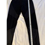 90 Degree Flex Leggings Black Women's Large Patches Yoga Activewear Athletic Photo 2