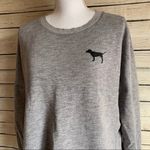 PINK - Victoria's Secret Victoria’s Secret PINK Grey College Sweatshirt Photo 7