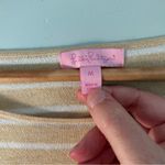 Lilly Pulitzer Elba Camel and White Sweater. Size Medium. Photo 3