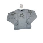 Rehab  - Beaded Star Cut Out Sweatshirt & Sweatpant Set in Gray Photo 2