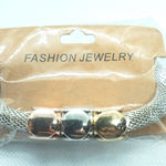 NWT Fashion Jewelry Silver, Gold, Rose Gold Bracel Gold Photo 0