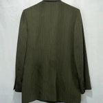 Imperfect Vintage blazer size 12p women’s Alex Garfield blazer shoulder pads Green Photo 2