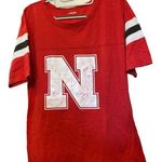 University of Nebraska Captivating Apparel Tee Shirt, Large Red Photo 0