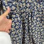 Karin Stevens Floral Dress Rayon Lace Trim Pockets Petite 14 Career Party Boho Photo 8