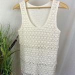 J.Crew White Crochet Lace Sleeveless Layered Tank Top S Photo 0