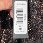 Jump NWT APPAREL Stretch Sequin Open Back Mini Dress in Espresso, XS Photo 7