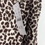J.Crew NWT  Leopard Print One Shoulder Ruched One Piece Swimsuit Size 2 NEW Photo 8