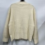 Lucy Paris NWT  m wool blend Cozy Cream long sleeve Sweater Photo 8