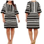 Studio One  cute black and white striped dress! Really classic style. Nwot Photo 1
