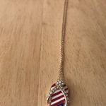 Patriotic Flip Flop Necklace 16" Chain Beach New Photo 3
