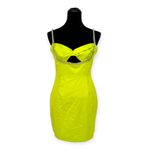 RUNAWAY THE LABEL | NWT | Small | Serafina Lime Twited Bust Crystal Mini Dress Photo 3