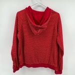 Vera Bradley  velour stripe red hoodie medium Photo 5