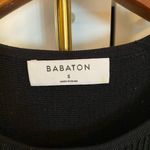 Aritzia Babaton Black Ribbed Sculpt Knit Racer Back Dress classic minimalist Photo 12