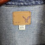 VTG American Eagle Jean Jacket Womens M Medium Blue Wash Indigo Denim Cropped Photo 4