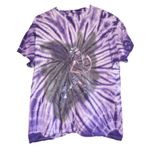 Vintage Y2K Fairies by Trick Dark Fairy Goth Emo Mall Goth Tie Dye T Shirt Large Purple Photo 0