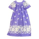 Anthony Richards Muumuu Dress Womens Medium Purple Floral Print House Dress Photo 2