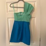 One Shoulder Colorblock Dress Size 2 Photo 2