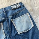 Ragged Priest Ragged Patchwork High-Rise Straight Leg Jeans Photo 5
