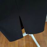 Leith Size M Strapless Midi Dress Black Front Slit Cocktail Party Photo 4