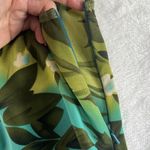 Vtg Y2K 2000s Small Slip Skirt Floral Lace Ruffle Boho Cottage Prairie Coquette Green Photo 4