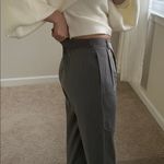 Active USA  Gray pinstriped wide leg pants. S Photo 4