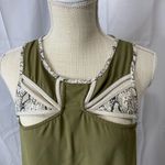 English Rose Green and snake print L tank Photo 3