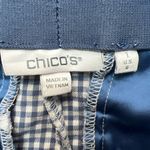 Chico's Chico’s Juliet Gingham Straight Cropped Pull On Pants Preppy Picnic Photo 3